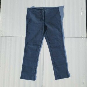 Theory Size 4 Black Charcoal Cotton Blend Womens Jeans Stretch Pants